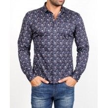 Рубашка мужская ENRICO BELENO 16054 PRINTING MERCERIZED SHIRT