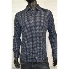 Рубашка мужская ENRICO BELENO 16127 PRINTING MERCERIZED SHIRT BAT