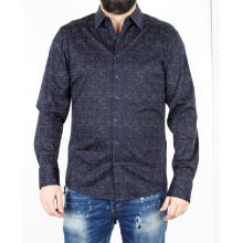 Рубашка мужская ENRICO BELENO 16139 PRINTING MERCERIZED SHIRT BAT