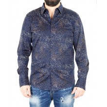 Рубашка мужская ENRICO BELENO 16134 PRINTING MERCERIZED SHIRT