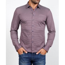 Рубашка мужская ENRICO BELENO  16049 PRINTING MERCERIZED SHIRT