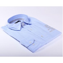 Мужская классическая сорочка AVVA B002225 02 MAVI BLUE